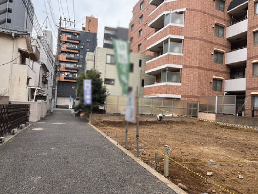 【文京区白山5丁目】都営三田線「白山」駅徒歩3分・86㎡超の整形地（B区画）
