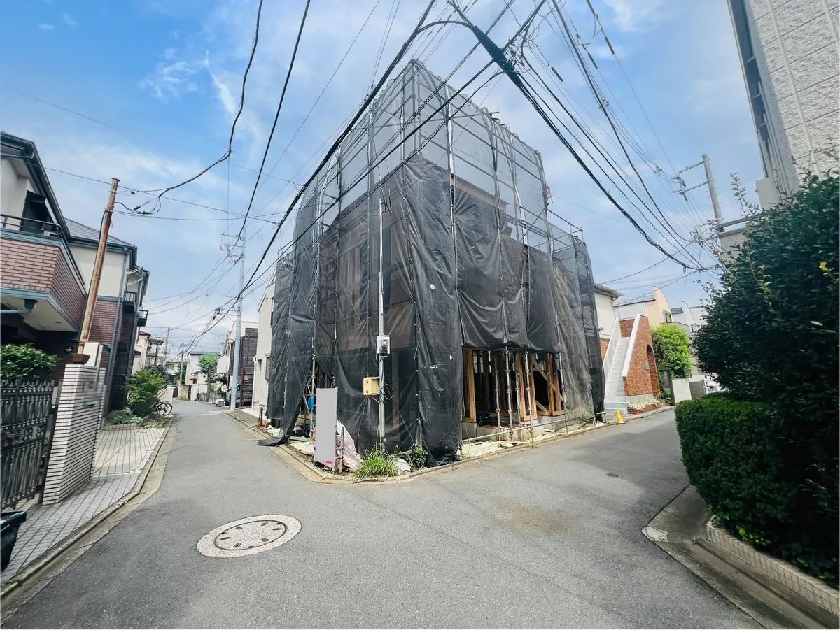 目黒区目黒4丁目 新築戸建 3SLDK 南東・西角地 2026年9月完成予定