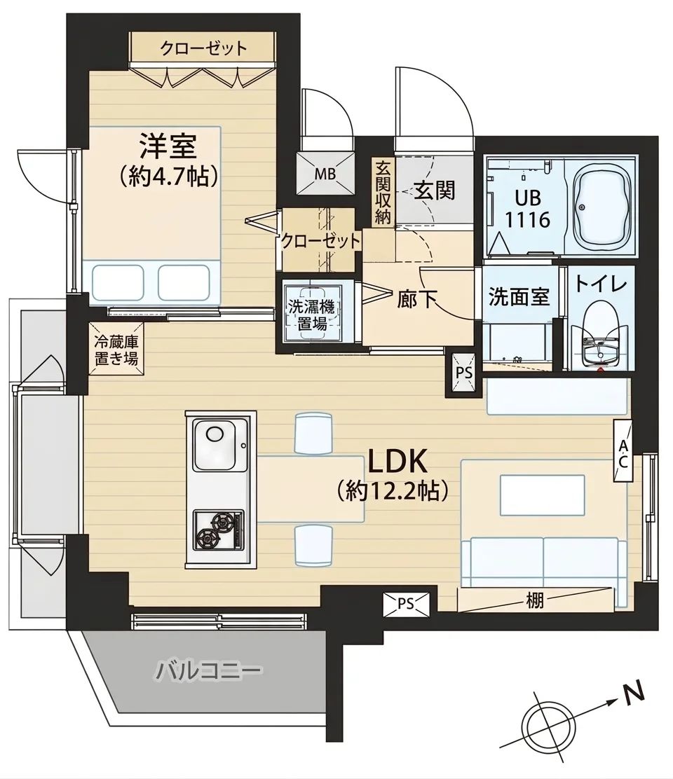 渋谷区千駄ヶ谷5丁目 マンション|JR総武中央線 千駄ケ谷駅 徒歩3分 1LDK